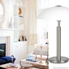 Sale Straluma Tafellamp nikkel/glas wit + touchdimmer