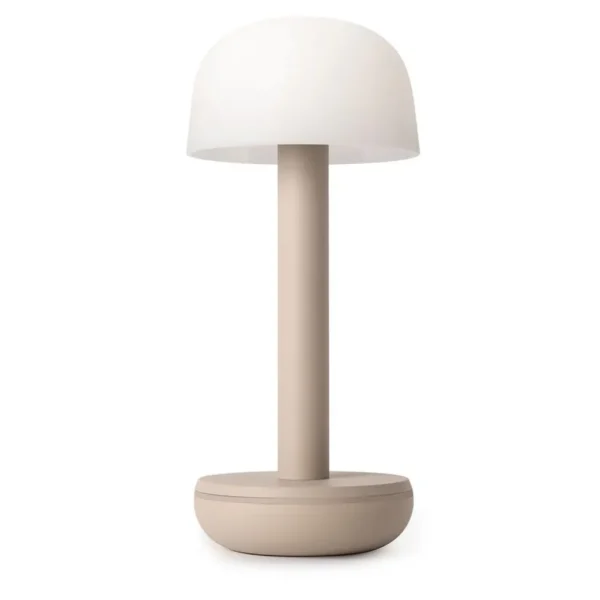 tafellamp_op_batterij_bei_0.webp Clearance Straluma Tafellamp op batterij beige met frosted kap