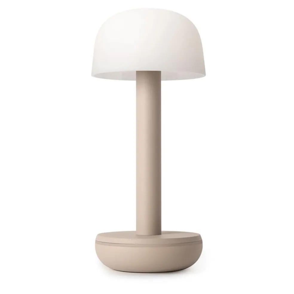 tafellamp_op_batterij_bei_0.webp Clearance Straluma Tafellamp op batterij beige met frosted kap