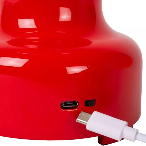 tafellamp_op_batterij_roo_3.webp Outlet Straluma Tafellamp op batterij rood 3-standen dimbaar