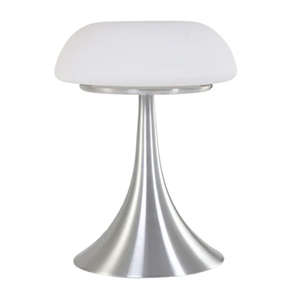 Clearance Straluma Tafellamp Purissima staal met opaal glas