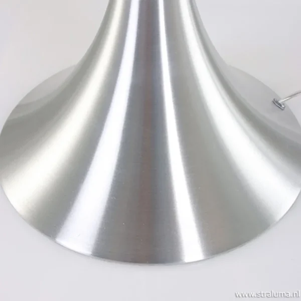 Clearance Straluma Tafellamp Purissima staal met opaal glas