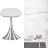 Clearance Straluma Tafellamp Purissima staal met opaal glas