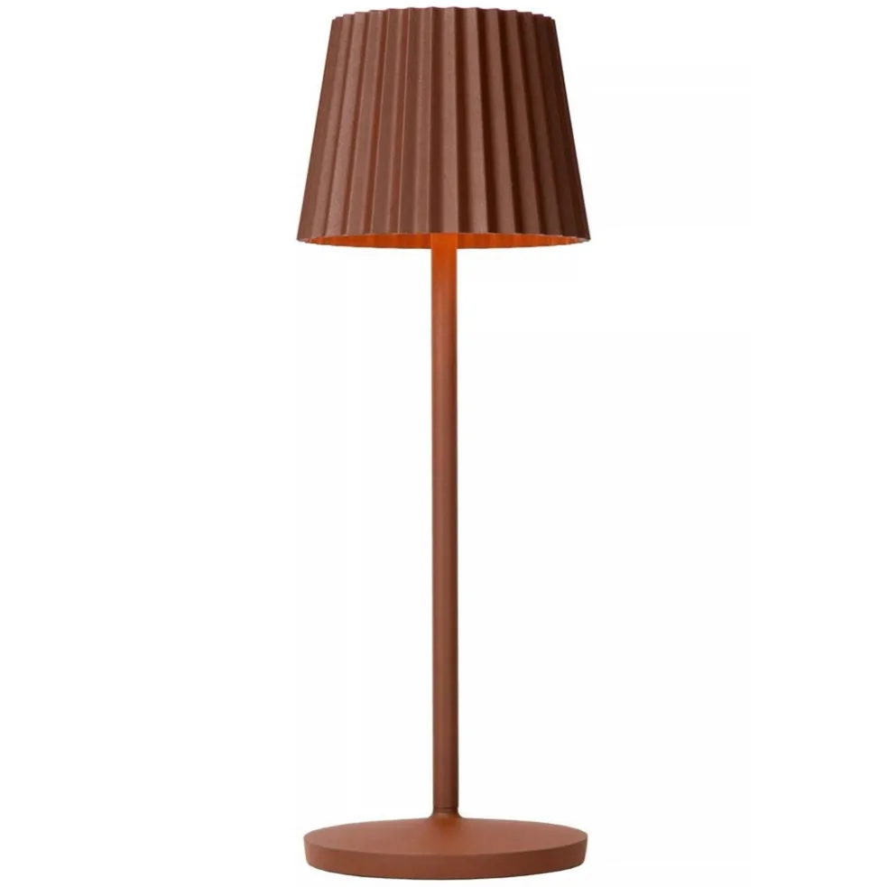 tafellamp_roest_bruin_opl_0.webp Cheap Straluma Tafellamp roest bruin oplaadbaar inclusief LED IP54