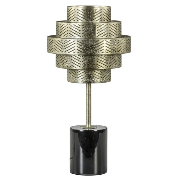 tafellamp_vegas_oud_zilve_0.webp Cheap Straluma Tafellamp Vegas oud zilver/marmer zwart
