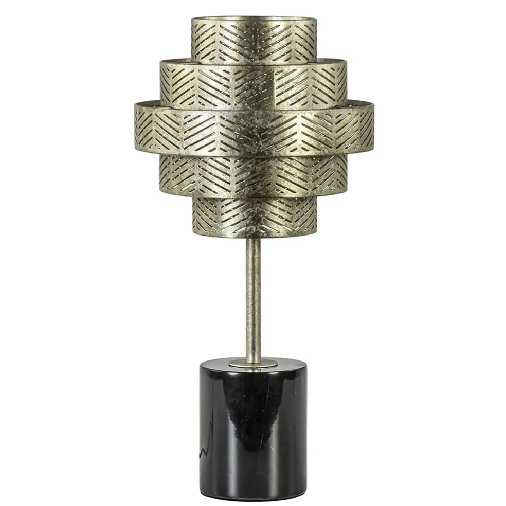 tafellamp_vegas_oud_zilve_0.webp Cheap Straluma Tafellamp Vegas oud zilver/marmer zwart