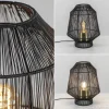 Clearance Straluma Tafellamp Vitora mat zwart met bronzen fitting