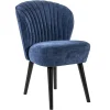 trendy_eetkamerstoel_blau_0-1.webp Discount Straluma Trendy eetkamerstoel blauw met zwarte houten poot