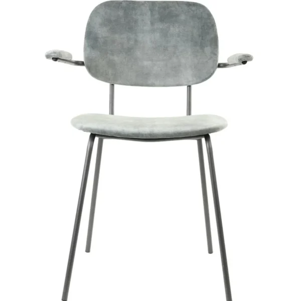 Hot Straluma Trendy eetkamerstoel Emma velvet grijs