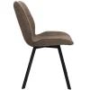trendy_eetkamerstoel_stof_2.webp Shop Straluma Trendy eetkamerstoel stof bruin met zwarte poot