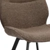 trendy_eetkamerstoel_stof_3.webp Shop Straluma Trendy eetkamerstoel stof bruin met zwarte poot