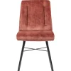 Hot Straluma Trendy eetkamerstoel velvet blush met zwarte pootjes
