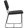 Shop Straluma Trendy eetkamerstoel velvet grijs met metalen poot