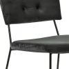 Shop Straluma Trendy eetkamerstoel velvet grijs met metalen poot
