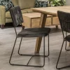 Shop Straluma Trendy eetkamerstoel velvet grijs met metalen poot