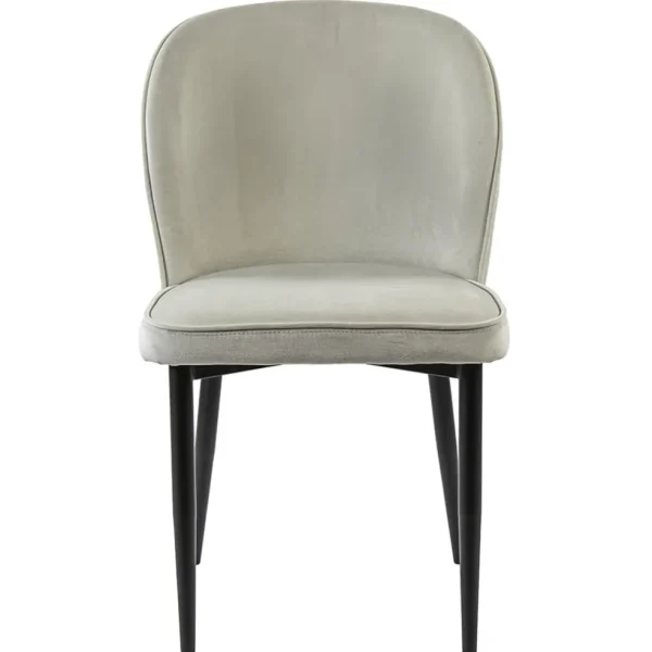 trendy_eetkamerstoel_wit__1.webp Cheap Straluma Trendy eetkamerstoel wit velours met zwart metalen poot