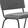 Store Straluma Trendy eettafelstoel grijs met gunmetal poot