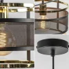 trendy_hanglamp_mat_zwart_2.webp Clearance Straluma Trendy hanglamp mat zwart met hoogglans goud