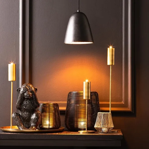 trendy_hanglamp_sumeri_ma_4.webp Outlet Straluma Trendy hanglamp Sumeri mat zwart met goud