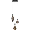 trendy_lichts_hanglamp_ma_1.webp Cheap Straluma Trendy 3-lichts hanglamp mat zwart exclusief lichtbron