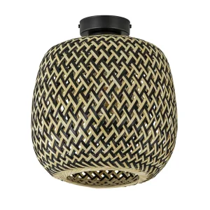 trendy_plafondlamp_bamboe_0.webp Best Straluma Trendy plafondlamp bamboe naturel/zwart