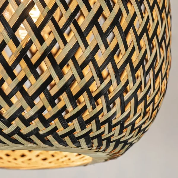 trendy_plafondlamp_bamboe_3.webp Best Straluma Trendy plafondlamp bamboe naturel/zwart