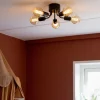 Best Straluma Trendy plafondlamp mat zwart exclusief lichtbron