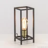 Shop Straluma Trendy tafellamp Marlay zwart met brons