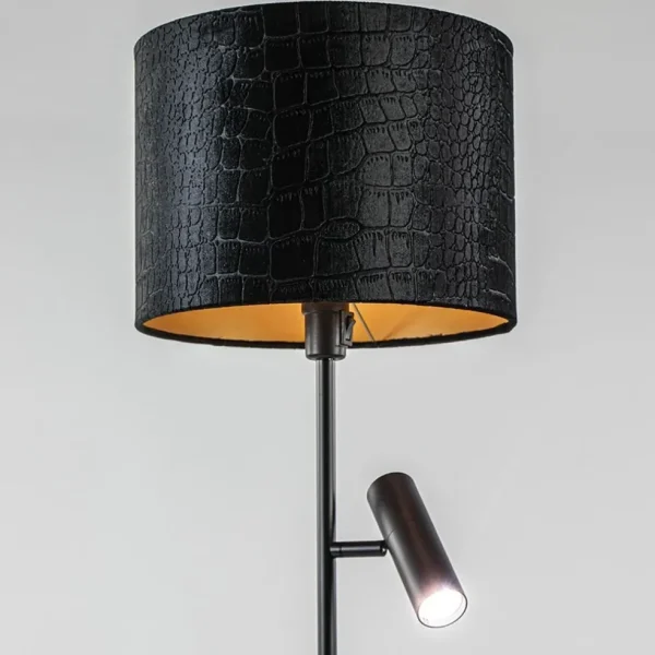 trendy_vloerlamp_met_kap__2.webp Cheap Straluma Trendy vloerlamp met kap zwart met goud
