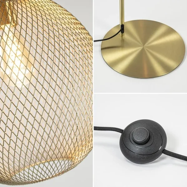 Cheap Straluma Trendy vloerlamp Moroc goud Light and Living