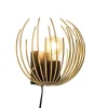 Cheap Straluma Trendy wandlamp goud met zwart inclusief snoer