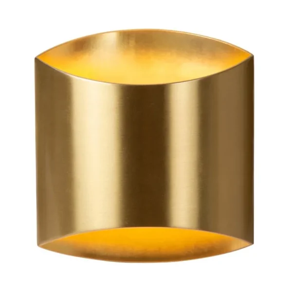 trendy_wandlamp_goud_meta_2.webp Outlet Straluma Trendy wandlamp goud metaal G9