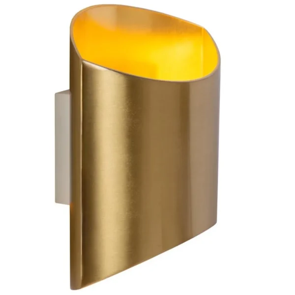 trendy_wandlamp_goud_meta_3.webp Outlet Straluma Trendy wandlamp goud metaal G9