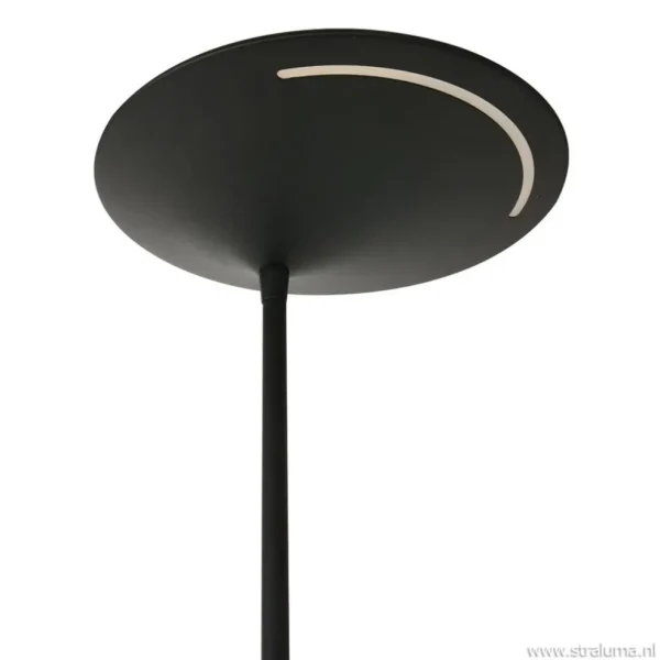 uplighter_zwart_met_leesl_2.webp Shop Straluma Uplighter zwart met leeslamp - 2 x pushdimmer