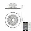 ventilator_alisio_xl_zwar_1.webp Store Straluma Ventilator Alisio XL zwart afst.bed./app