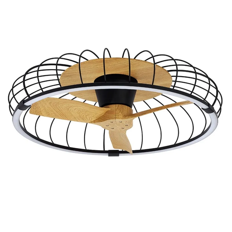 ventilator_nature_houtzwa_0.webp Best Straluma Ventilator Nature hout/zwart remote/app
