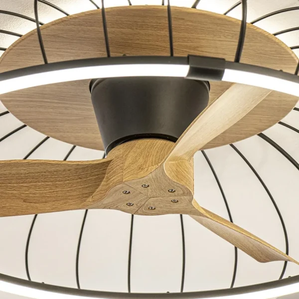 ventilator_nature_houtzwa_1.webp Best Straluma Ventilator Nature hout/zwart remote/app