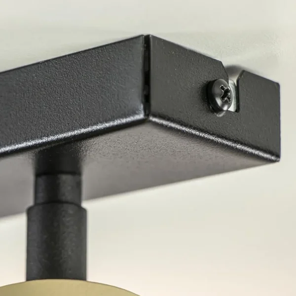 New Straluma Verstelbare 5-lichts GU10 opbouwspot goud met zwart