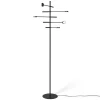 Best Sale Straluma Verstelbare 5-lichts LED vloerlamp zwart dimbaar