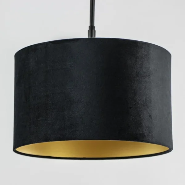 verstelbare_lichts_plafon_2-3.webp Clearance Straluma Verstelbare 2-lichts plafondlamp met velvet zwarte kappen
