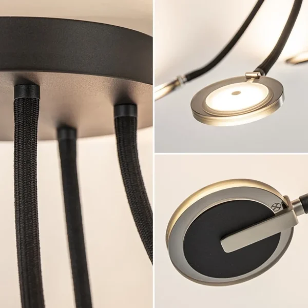 verstelbare_lichts_plafon_3-1.webp Store Straluma Verstelbare 5-lichts plafondlamp LED met smoke glas