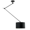 verstelbare_plafondlamp_z_0-1.webp Discount Straluma Verstelbare plafondlamp zwart met velourse kap