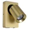 verstelbare_wandlamp_mat__0.webp Cheap Straluma Verstelbare wandlamp mat goud inclusief dimbaar LED en USB
