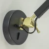 verstelbare_wandlamp_mat__2-1.webp Store Straluma Verstelbare wandlamp mat zwart met gouden details