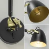 verstelbare_wandlamp_mat__3-1.webp Store Straluma Verstelbare wandlamp mat zwart met gouden details
