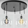 videlamp__multipendel_zwa_2.webp Shop Straluma Videlamp / multipendel zwart met 5 helder glazen bollen