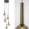 videlamp_bella_l_rond_zwa_1.webp Sale Straluma Videlamp Bella 5L rond zwart/brons+smoke