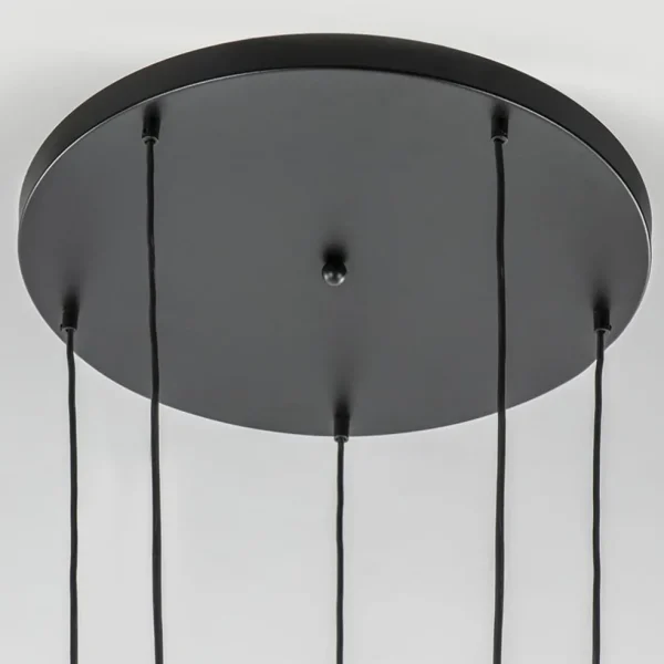 videlamp_bella_l_rond_zwa_3.webp Sale Straluma Videlamp Bella 5L rond zwart/brons+smoke