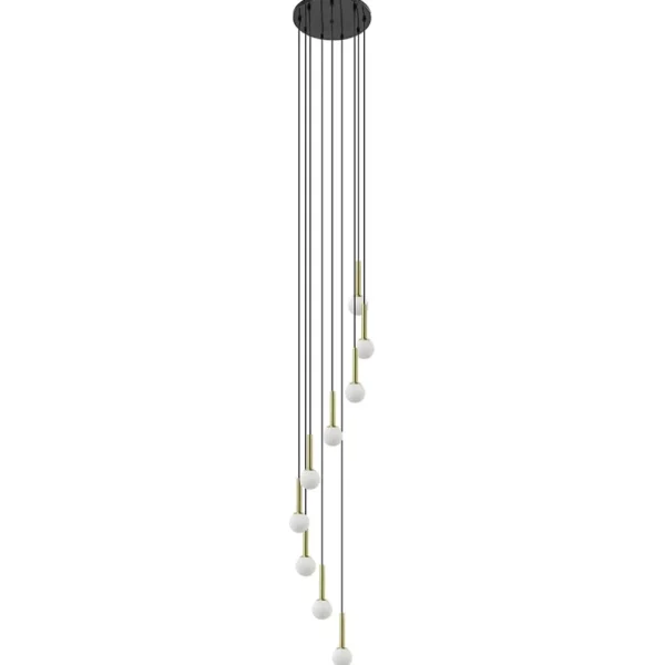 videlamp_globe_l_rond_zwa_0.webp Hot Straluma Videlamp Globe 9L rond zwart/goud/wit