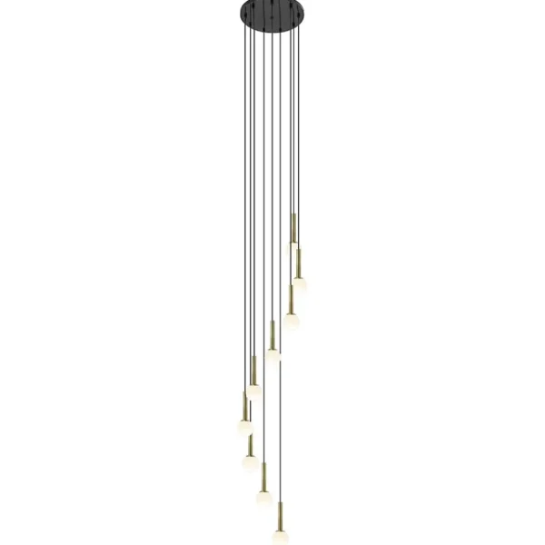 videlamp_globe_l_rond_zwa_1.webp Hot Straluma Videlamp Globe 9L rond zwart/goud/wit
